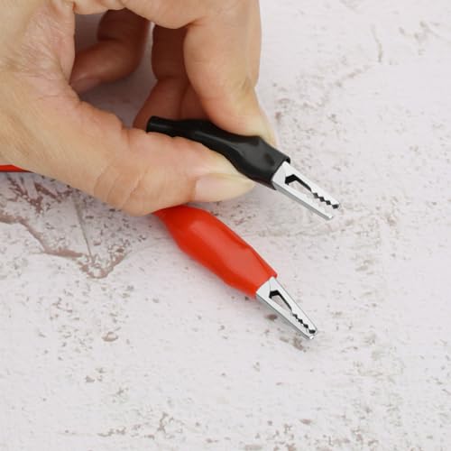 Image of 2pcs Crocodile Clip Test Cable SMA Male to Crocodile Clip Test Line RF Cable Connection Line RG316 Cable for Laboratory Electrical Testing Work