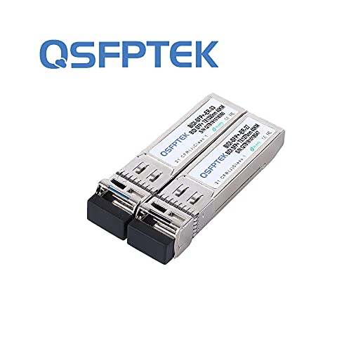 Image of 10GBASE-BiDi SFP+ Transceiver 1490 /1550nm 80km DDM LC SMF for Cisco BX80U /D | Hot-swappable SFP+ form factor, Switch /router /firewall compatible, 10Gbe, Single Mode Fiber, 10G SFP
