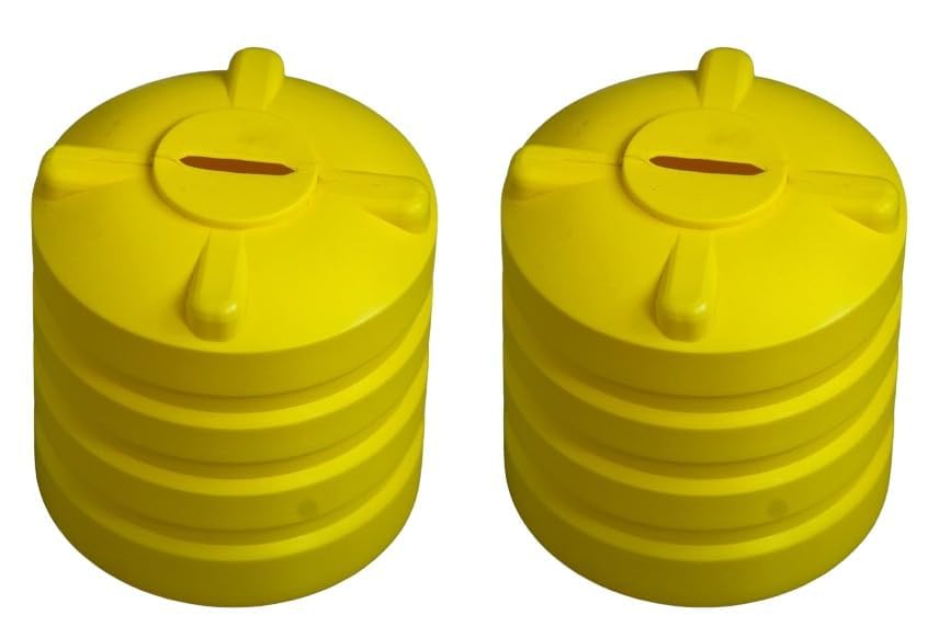 DAILY VRK One Time Use - Tank Shaped Coin Box/Money Saving Bank/Money Piggy Bank Storage Container/Plastic Coin Bank/Gullak for Money Bank (Multicolor) (Pack of 2) (B0D53RL6TS) Amazon Price History, Amazon Price Tracker