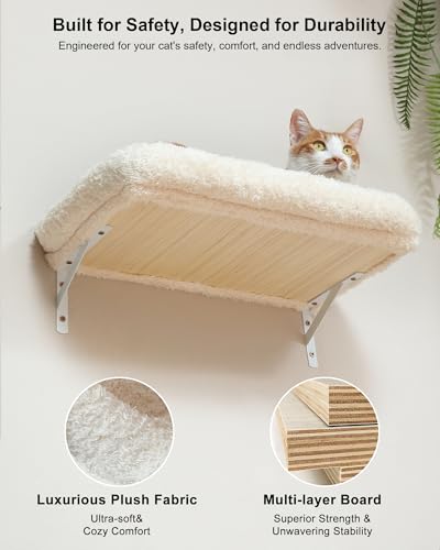 Set de estantes para gatos FUKUMARU 7 en 1 beige miniatura 5