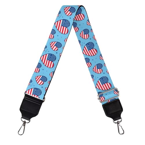 Image of Adjustable Purse Strap Replacement, Wide Shoulder Canvas Bag Strap, Crossbody Handbag Strap