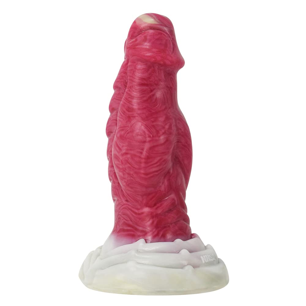 BeHorny Dildo Sex Toy, Liquid Silicone Alien/Dragon Dildo with Suction Cup