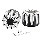GIDIBII-Front-Axle-Nut-Cover-Cap-2PCS-Compatible-with-Harley-Dyna-Softail-Electra-Road-Glide-Sportster-2002-2021Black