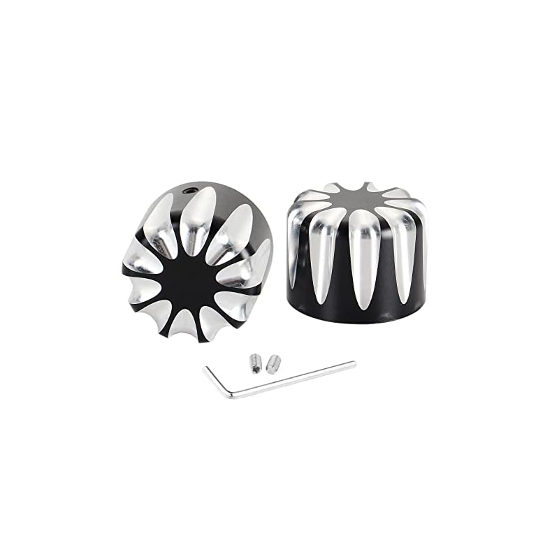 Gidibii-Front-Axle-Nut-Cover-Cap-2Pcs-Compatible-With-Harley-Dyna-Softail-Electra-Road-Glide-Sportster-2002-2021Black 41+z6zvmuvl. sl500 . ss800