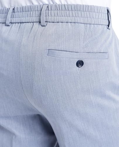 Kenneth Cole REACTION Terno masculino slim fit separado com dois botões, Azul claro, 42