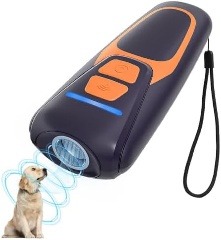 Anti-Bell-Gerät für Hunde mit Ultraschall, Wiederaufladbar, 15 m Reichweite | Humanes Hundetraining ohne Schock,Zwei Ultraschallmodi,Bis zu 15 m Reichweite,USB-C wiederaufladbar,Ko