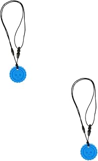 Didiseaon 2 Peças Mordedor De Caveira Colar De Bebê Colar Infantil Mordedor Molar Corrente Com Pingente Corrente De Dentição Mordedor De Silicone Colar Molar Bastão De Dentição Mastigar