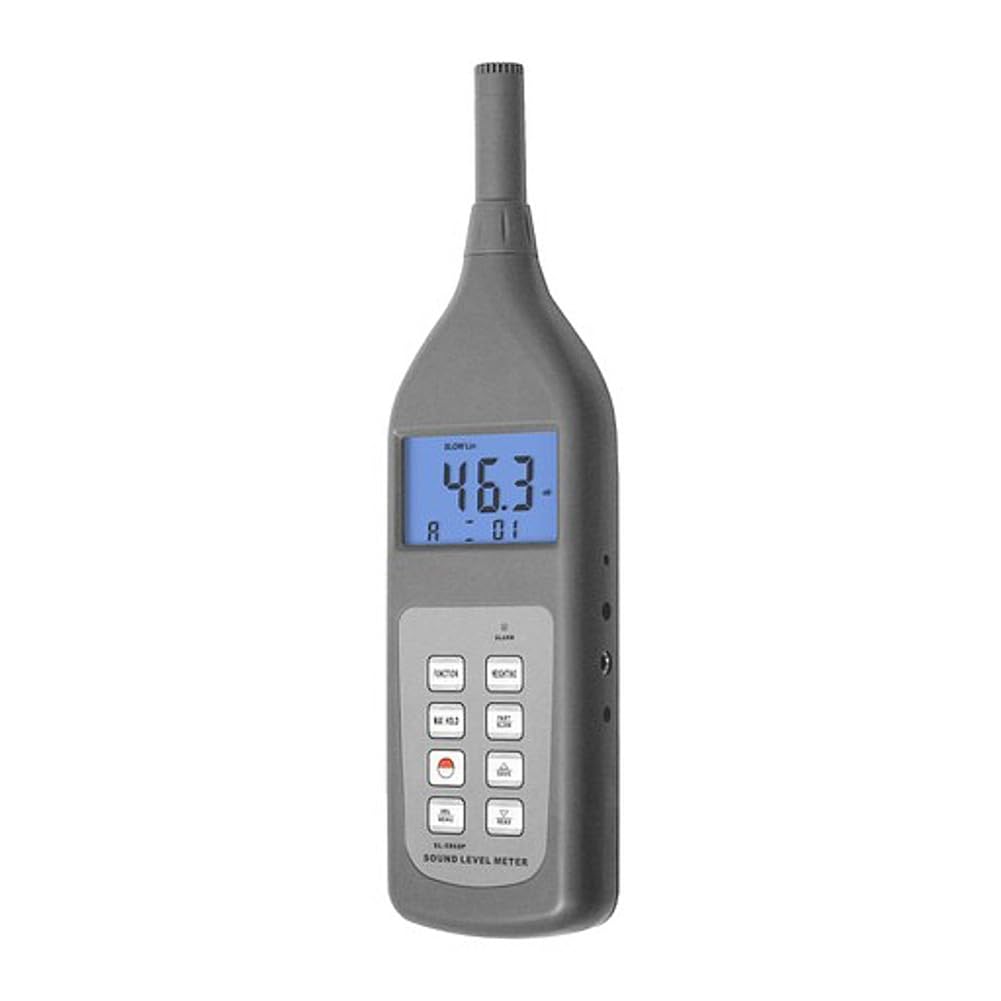 Sonomètre portatif SL-5868P : appareil de mesure du bruit des machines et circulation