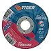 Weiler 804-57121 4.5 x 0.25 in. Tiger Type 27 Grinding Wheels - 0.87 in. AH, Pack of 10