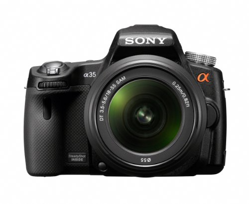 Sony SLT-A35 Double kit reflex 16,2 Mpix Noir + Objectif 18-55 mm + 55-200 mm