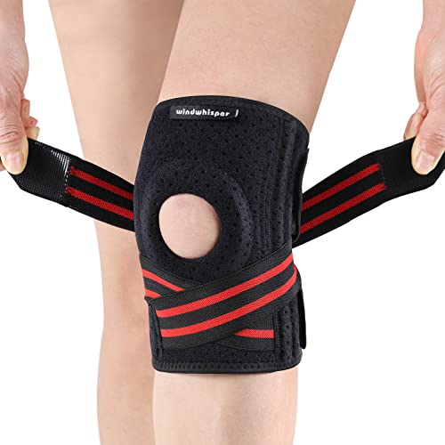 Knee Braces for Knee Pain with Compression Knee Sleeve for Women Men,Knee Brace with Side Stabilizers & Patella Gel Pads for Meniscus Tear, ACL MCL Injury Recovery, Adjustable Knee Support for Workout