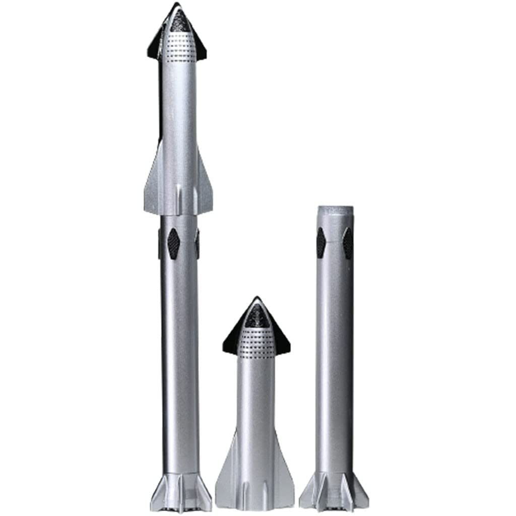 REHOOF Starship Modelo 1: 375 Un Modelo De Nave Espacial Simulado Modelo De Cohete Falcon A Gran Escala, Soporte De Separación De Una Y Dos Etapas, Un Excelente Regalo