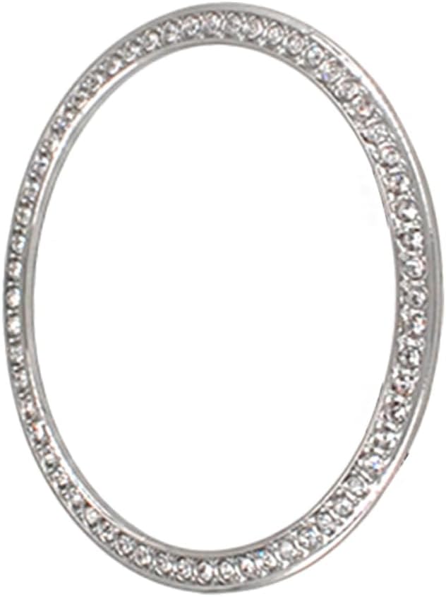 jojofunyjojofuny Diamond-mounted Bezel Compatible Watch Silver Scratch and Collision Protector Stylish Design for Enhanced and Fashion