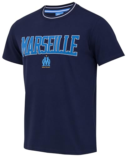 OLYMPIQUE DE MARSEILLE T-Shirt Om, offizielle Kollektion, Größe XXL