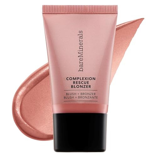 bareMinerals Bare Minerals CR Bronzer Kiss of Pink 15ml Fluffy Blends into Facial Expressions, Rosie Pink | Cream Teak