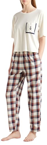 Pantalon de pyjama femme Benetton bas de nuit confortable et fluide