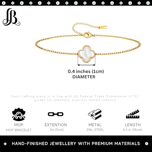 Clover Bracelets for Women | Designer Gold Four Leaf Bracelets | Lovely Jewelry Gift2