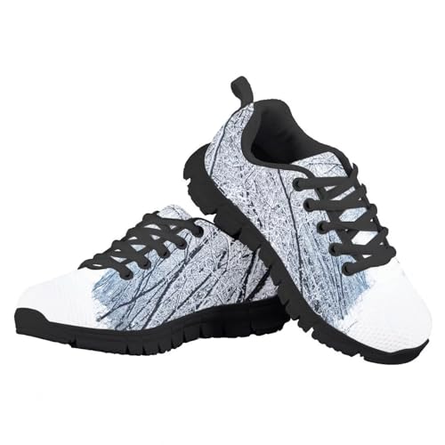 GIFTPUZZ Christmas Shoes for Kids Running Shoes Comfortable Walking Tennis Sneaker Flat Shoes