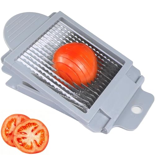 Draduo Tomato Slicer, Tomato Cutter Vegetable Slicer, Stainless Steel Blades for Home Use for Smooth...