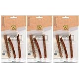 Pack 3 Regaliz Palos Natur cid Bio 3 uds, 9 palos de raíz de regaliz ecológica, snack vegetal para masticar o hidratar al gusto, sin gluten, vegano y formato ahorro.
