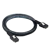 OIKWAN Internal Mini SAS to Mini SAS Cable, SFF8087 36 Pin to SFF8087 36Pin Data Cable Male Cord for Server, Raid Controller, SAS/SATA HBA, Data Storage System-2.6FT…