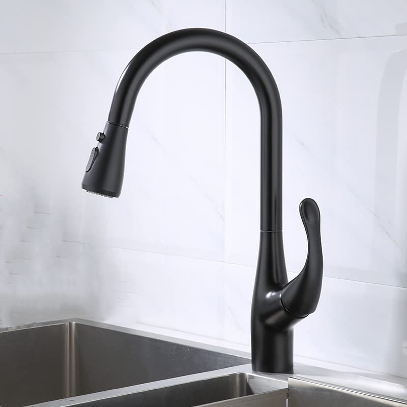 Robinet de cuisine à pulvérisateur extractible et orientable à 360°