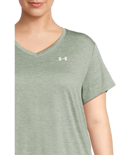 Image of Under Armour Women's Tech Twist V Neck Short Sleeve T-Shirt