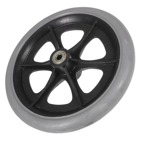 DIYEAH 1 Pc Roue Avant De 8 Pouces Une Roue Fauteuil Roues Pour Déambulateur Se Précipiter Scooter Électrique Roues De Chaise D'ordinateur Frein Wagon Pilotage Plastique