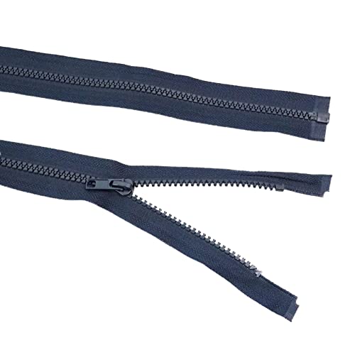 Trimz Zipper, Dark Navy, 1 Piece - Image 2