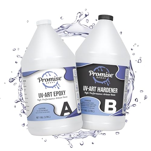 Promise Epoxy UV-Art Epoxy Resin 2 Gallon Kit with Superior UV Resistance