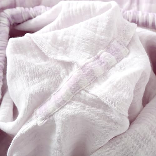 Image of STMAHER 2 Pack Women's Cotton Pajama Bottoms Lightweight Sleep & Lounge Pants Plaid Sleepwear Long Pj Pants With Pocket GP S0