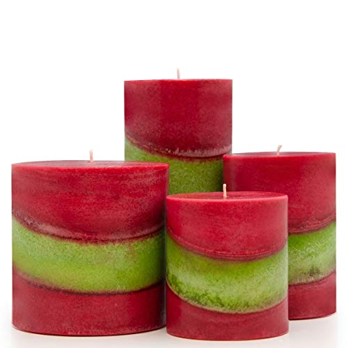 Wicks N More Holiday Magic Scented Candles, Apples, Cinnamon, Clove, And Vanilla, 3X6 Pillar #TOP1
