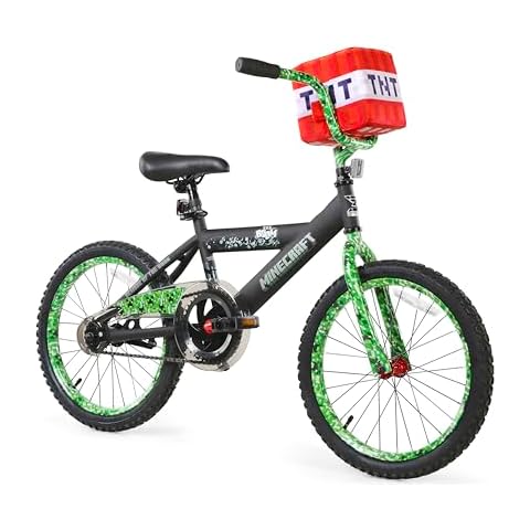 Dynacraft Minecraft 18-Inch Boys BMX Bike for Age 6-9 Years Cover