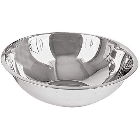 Royal Industries Mixing Bowl, Stainless Steel, 20 qt, 18 3/4" Diam x 6" Depth, Commercial Grade Cover