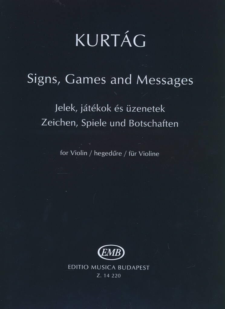 Signs, Games and Messages for Violin