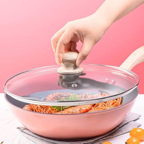 Wok Pan de Aleación de Aluminio con Tapa 30 cm miniatura 5