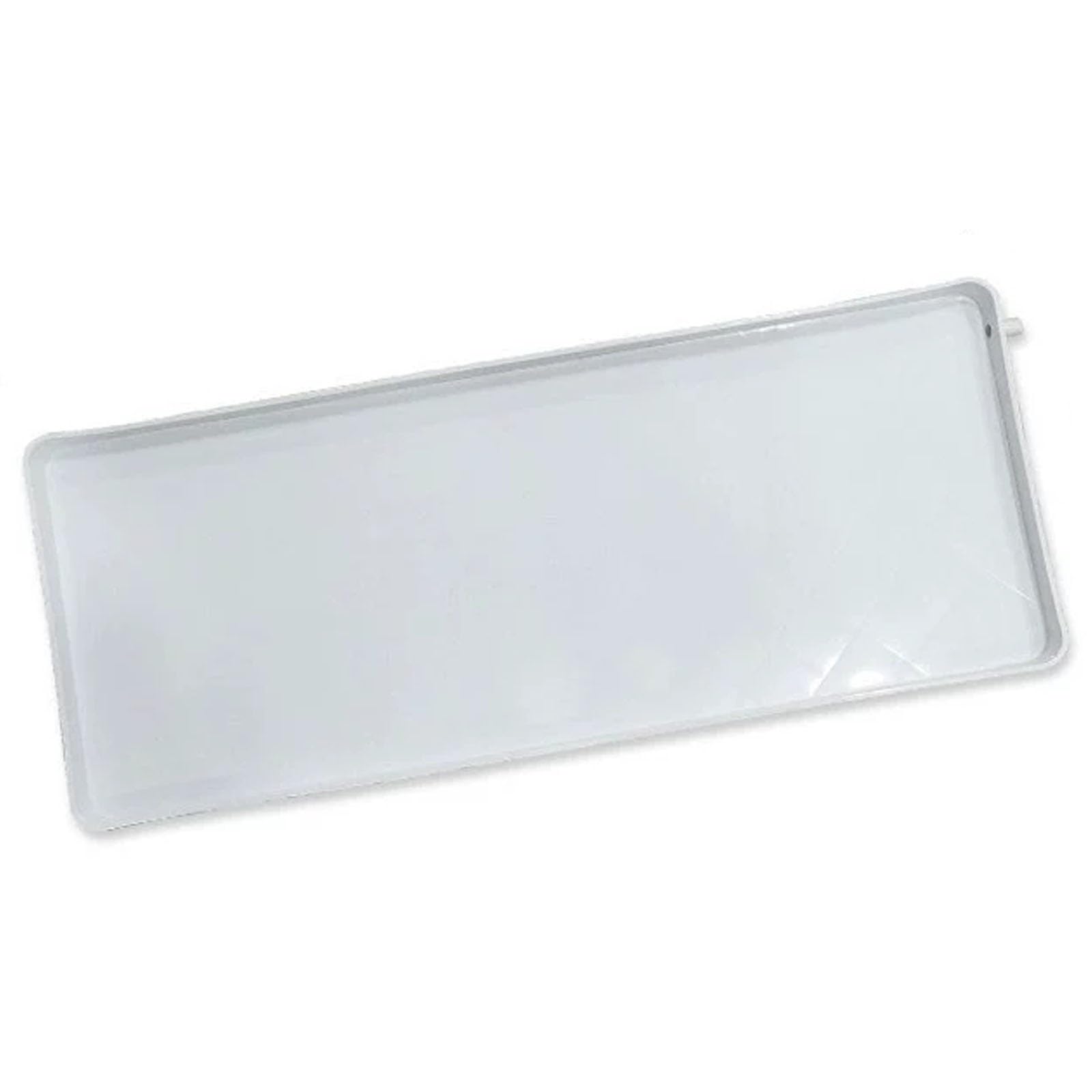 Bandeja Escurreplatos, Bandeja Plastico Rectangular, con Desagüe, Color Blanco(90x43x3cm/35x16x1in)