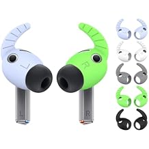 5 Pairs Galaxy Buds 3 Pro Ear Hooks Wingtip, Replacement Silicone Wings Sport Earhooks Ergonomic Design Wing Tips Holder Non-Slip Anti-Slip Comfortable Accessories for Galaxy Buds 3 Pro