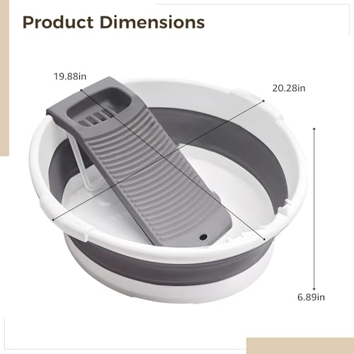 Lavabo plegable que soluciona la falta de espacio para lavar ropa delicada a mano 5