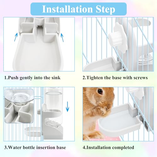 Distributeur d'eau automatique pour cochon d'Inde en cage - 5