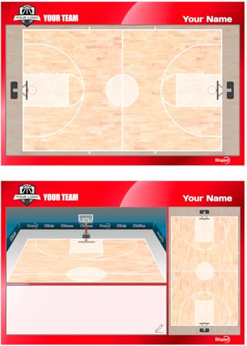 Lavagna Tattica Pallacanestro TEBASKET - Doppia Faccia Con Campo Intero/mezzo Campo - Foto 5