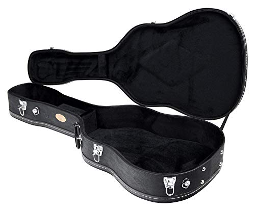 Rocktile Coffre pour guitare acoustique de luxe - Les Beatles, Paul McCartney, John Lennon, RIngo Starr, George Harrison Rocktile Coffre pour guitare acoustique de luxe