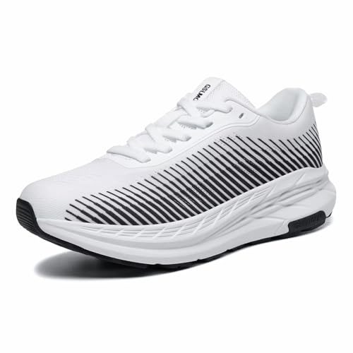 GSLMOLN Women's Running Shoes Breathable Comfortable Lightweight Non Slip Cushion Walking Gym Tennis Sneakers2