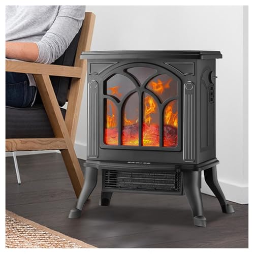 WXJHNYBS Elektrische Kamin, Automatische Abschaltung Bei Überhitzung Heizungslüfter PTC Erhitzen 3D-Flamme Simulieren Heizung Elektrisch Haushaltsgebrauch