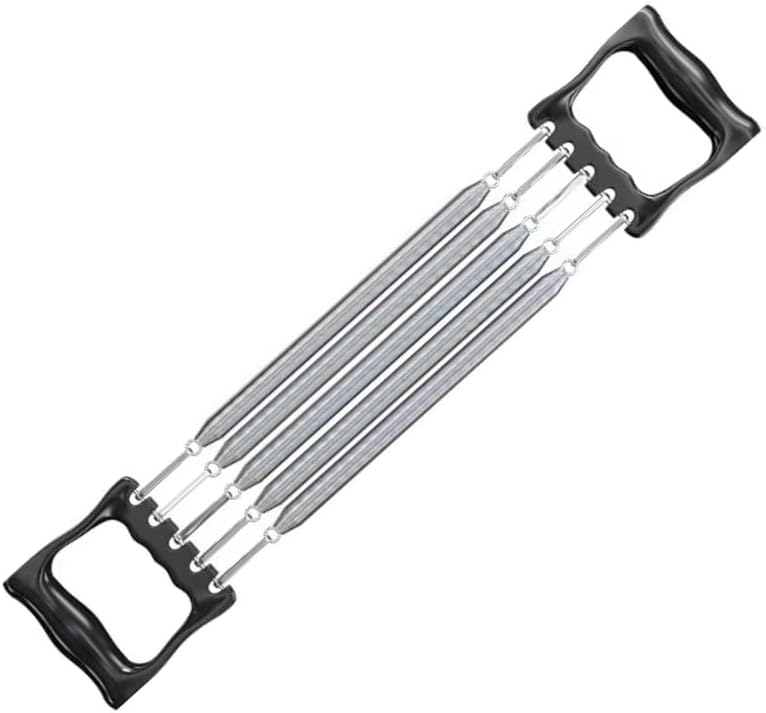 5-Level Adjustable Chest Expander up to 66 lbs | Fitness Equipment for Home Gym Steel Buckle & Electroplated Springs | workout equipment for Grip, Arm, Chest, Back Training 5-Level Adjustable Chest Expander up to 66 lbs | Fitness Equipment for Home Gym Steel Buckle & Electroplated Springs | workout equipment for Grip, Arm, Chest, Back Training