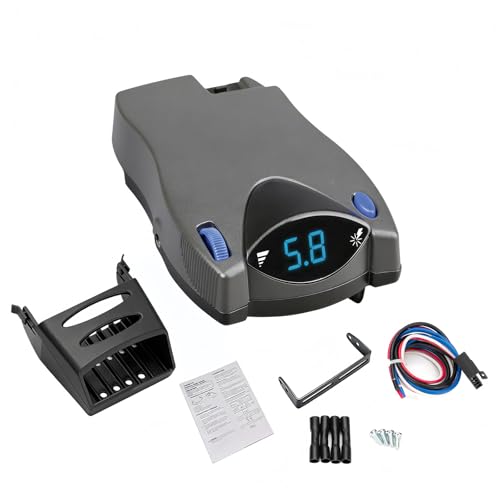 cermep auto 90885 Electronic Proportional Brake Controller for 1-4 Axle Trailers | Brake Controller Compatible with Tekonsha Prodigy P2 Ford GM Chevy Dodge RAM Toyota Jeep