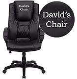 Custom Designed Executive Office Chair with Your Personalized Name & Graphic