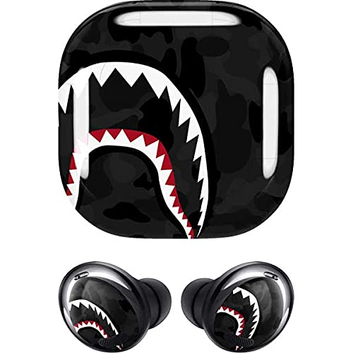 Skinit Decal Audio Skin Compatible with Galaxy Buds Pro Originally Designed Shark Teeth Grey Street Camo Design
