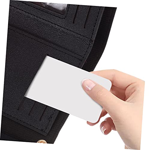 NOLITOY 2pcs Fashionable Embroidered Heart Wallet Compact Pu Leather Card Holder Purses for Women Girls Cash Coins and Id Cards2