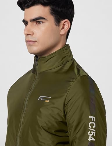 Image of Qube By Fort Collins Men's Polyester Standard Length Regular Fit Lightweight Winter Jacket - Sporty, Stylish & Warm Outerwear for Cold Weather